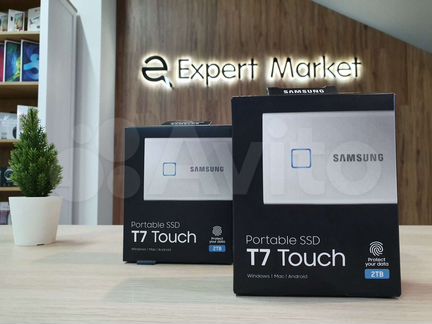 Портативный SSD Samsung T7 Touch, 2TB