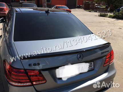 Спойлер Mercedes E-klass (W 212) черный