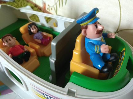 Набор Аэропорт Самолёт большой+фигурки (в коробке)