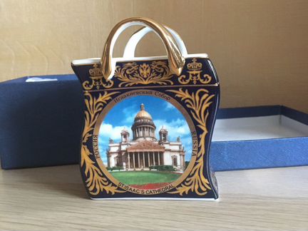 Салфетница фарфоровая Исаакиевский Собор