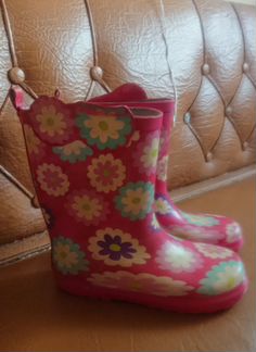Резиновые сапоги для девочки