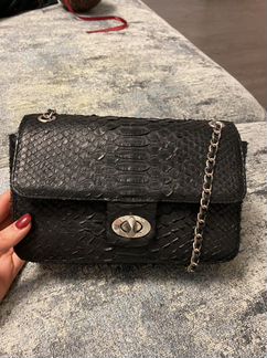 Клатч из кожи питона