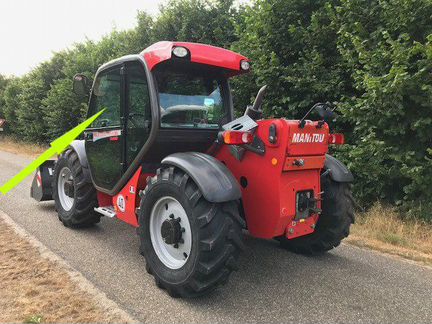 Стекло дверное левое верхнее Manitou mltx 735 LSV