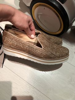 Слипоны плетёные