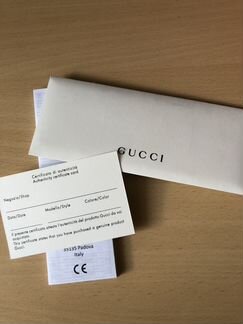 Очки Gucci (оригинал) + чехол, мешочек и пакет