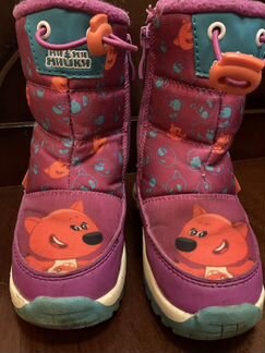 Сапоги детские зимние, на овчине, 25 размер, 15,5