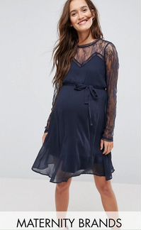 Стильное платье для беременных