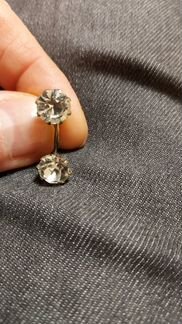 Серьги серебряные