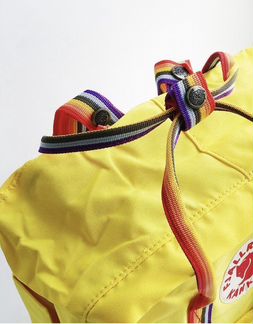 Рюкзак канкен жёлто-радужный