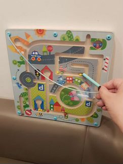 Бизиборд лабиринт деревянный