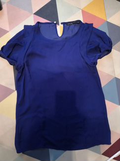 Блузка с коротким рукавом zara