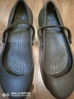 Тапочки балетки crocs