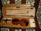 Мастеровая скрипка 4 4 Старая 1905г. Bergmann Andr объявление продам