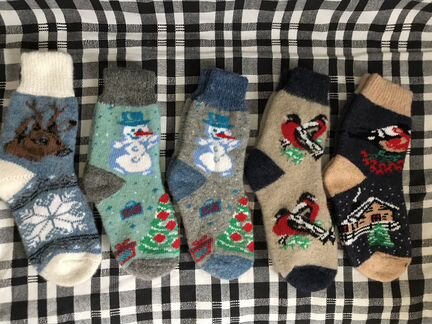 Шерстяные носки