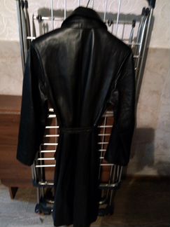 Кожанный плащ