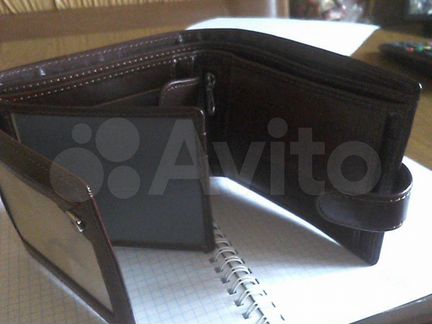 Бумажник из натуральной кожи