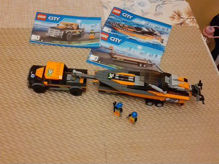 Lego City 60085 Внедорожник 4x4 с гоночным катером