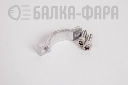 Фара-стробоскоп линзованная хром 60мм 10W spot