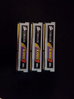 Оперативная память Corsair DDR3 2Gb 1600Mhz 3шт