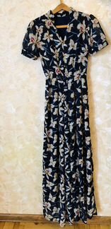 Новое легкое длинное платье (42-46) из шифона