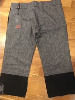 Брюки шерсть короткие узкие капри 44-46 размер