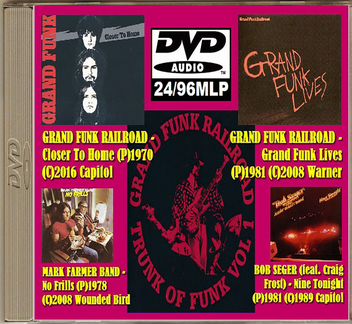 Коллекция Grand Funk Railroad на dvd-audio