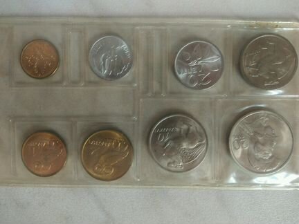 Набор монет Греция 1973 г