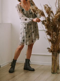 Платье натуральный шелк Roberto Cavalli 2х-слойное