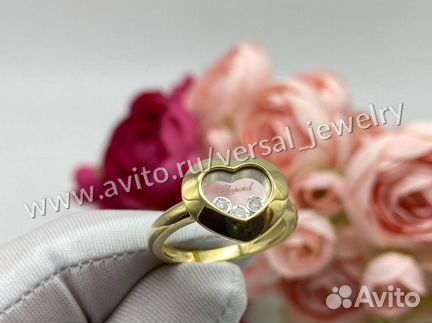 Золотое Кольцо Chopard из золота с бриллиантами