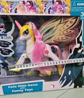 Милая пони Селестия и Флаттершай