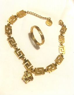 Набор Versace браслет и кольцо Italy