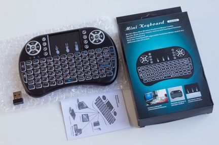 Беспроводная клавиатура i8 mini Русская раскладка