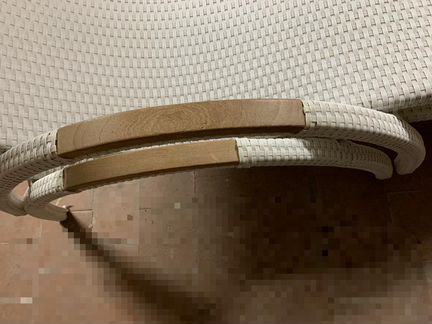 Шезлонг из искуственного ротанга