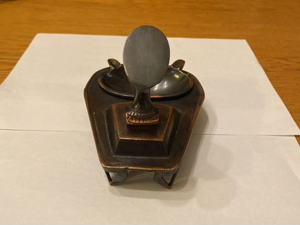 Пепельница Нефертити СССР Бронза