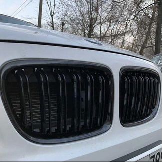 Зеркала и ноздри чёрные BMW X1 e84 рестайлинг