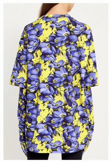 Balenciaga Хлопковая блузка с перчатками