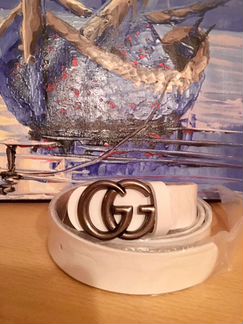 Ремень белый новый