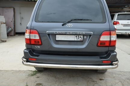 Toyota Land Cruiser 100 задняя двойная защита
