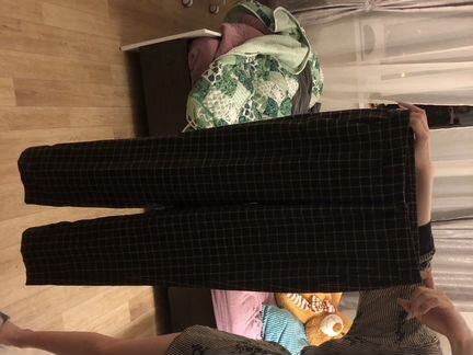 Брюки из натуральной шерсти massimo dutti