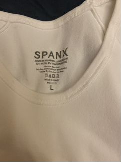 Футболка для фитнеса Spanx L белая