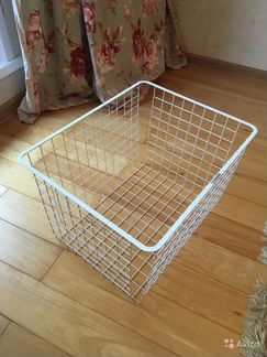 Выдвижная сетчатая корзина для шкафа (ширина 500)