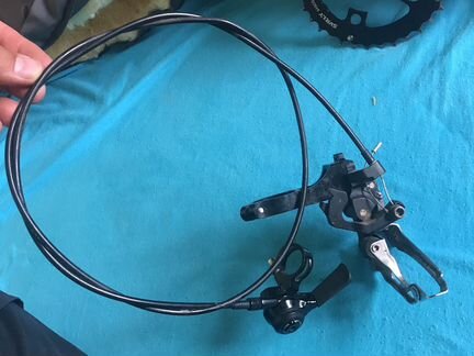Переключатель передний Shimano Deore с манеткой