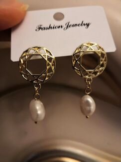 Серьги с жемчугом