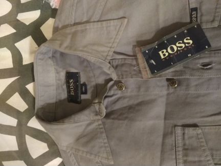 Винтажная джинсовая рубашка Boss