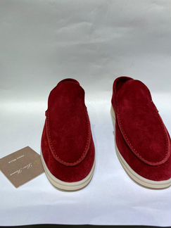 Лоферы Loro Piana Summer Walk красные