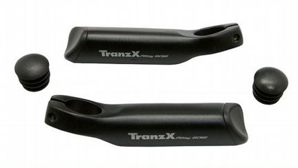 Рога jd-897, гидроформованный алюминий 6061, длина 95мм, вес 108г, черные