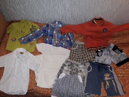 Одежда верхняя на мальчика 3-5 лет пакетом