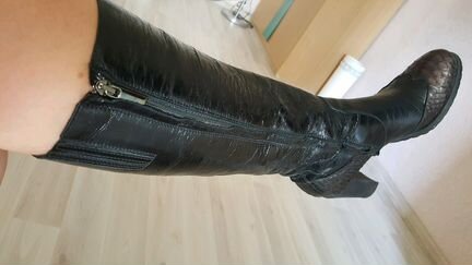 Сапоги кожаные А.pugachova