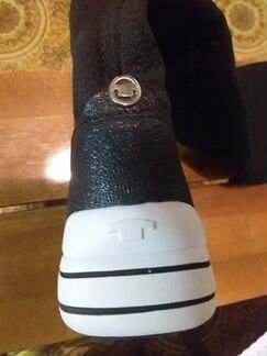 Сапоги высокие, текстиль, стрейч. р.37