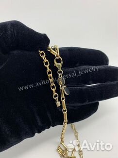 Цепочка из белого и желтого золота 585